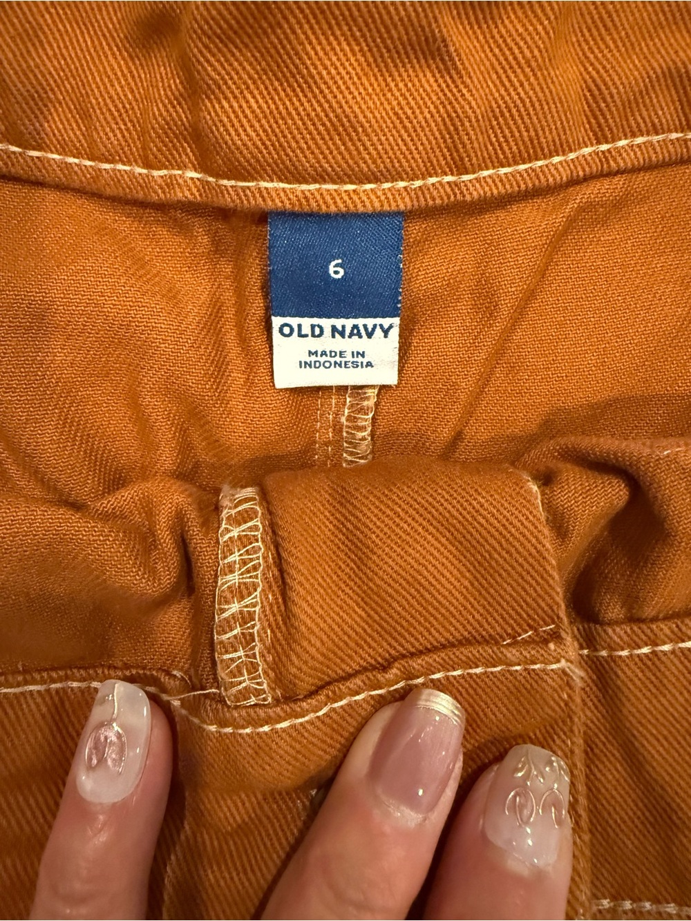 Old Navy Rust Utility Mini Skirt - Picture 5 of 5
